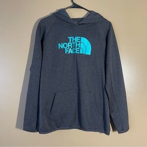 The North Face Women’s Gray Pull over with hood Size Large